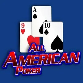 All American Poker online game logo by RTG (Reel Time Gaming) on winspirits.ca