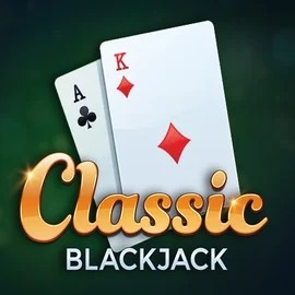 Classic Blackjack slot logo by Red Tiger Gaming at Winspirit Casino