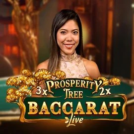 Prosperity Tree Baccarat slot visual from Evolution available on winspirits.ca